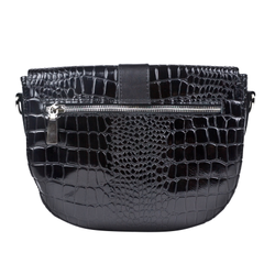 Кожаная женская сумка Albiano black (арт. 8033-01)