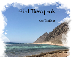 4 in 1 - Dahab Canyon (Towailat) + Three pools + camel ride + Dahab