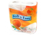 Полотенца бум. &quot;Soft&amp;Easy&quot; белые 2-х сл. (24)