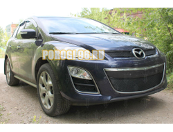 Защита радиатора Mazda CX-7 2009-2013 black низ PREMIUM