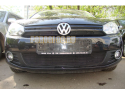 Защита радиатора Volkswagen Golf VI 2008-2012 black