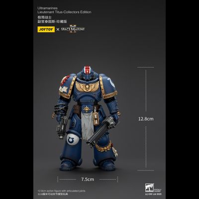 Тит, лейтенант Ультрамаринов (Warhammer 40k, Spacemarine II) - КОЛЛЕКЦИОННАЯ ФИГУРКА 1/18 Ultramarines Collectors Edition - Lieutenant Titus (JT01369) - JOYTOY