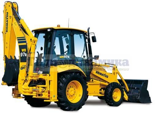 экскаватор-погрузчик Komatsu , уплотнения для  гидроцилиндра рукояти