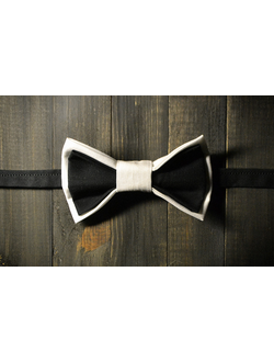 Классическая черно-белая галстук бабочка в каталоге магазина Bagcom