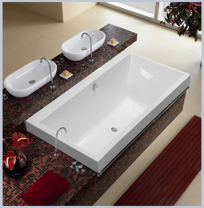 Astra-Form ванна Лотус Solid Surface 185/85 см белая матовая