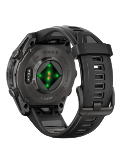 Часы Garmin Fenix 8 - 43mm AMOLED Sapphire Carbon Gray DLC Titanium Black / Pebble Gray