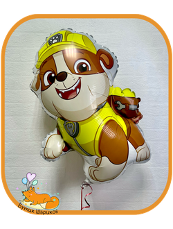 Фольгированный воздушный шар с гелием Крепыш Щенячий патруль