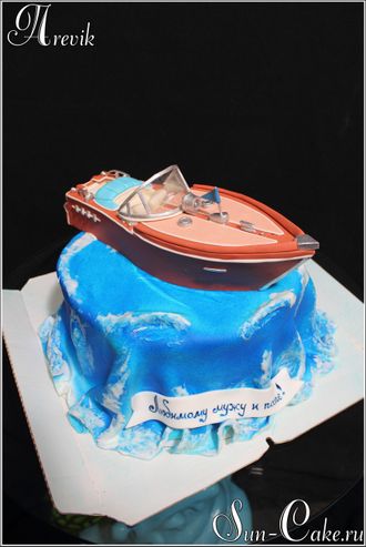 Торт с яхтой (4 кг.)