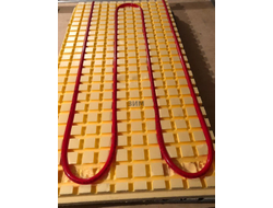 Мат для труб под теплый водяной пол из Пеноплэкс, 40 мм