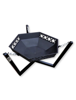 Костровая чаша шестиугольная на подставке