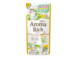 Aroma Rich Ellie Кондиционер для белья с дезодорирующим, антисептическим и антибактериальным эффектами с ароматом яблока, персика и цветов (запаска 400 мл)