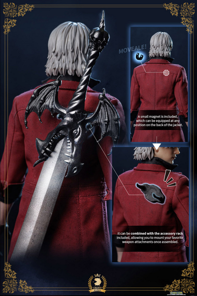 Данте (Devil May Cry) - Коллекционная фигурка 1/6 Devil May Cry 1 Dante LUX (DMC100LUX) - Asmus Toys