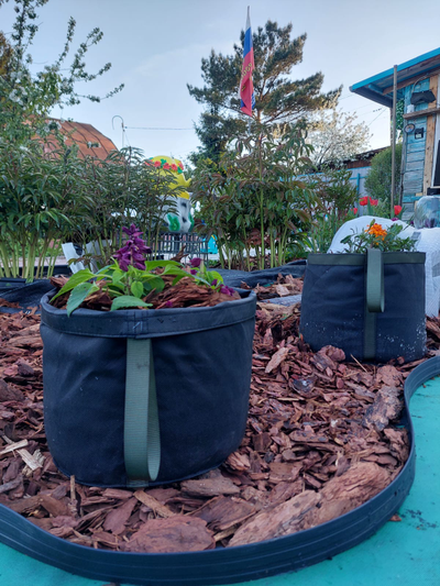 Кашпо садовое 12 л. Умный тканевый горшок Гроубэг