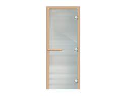 Дверь стеклянная 1800х600 бронза матовая