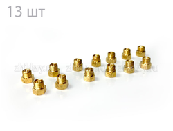 Комплект жиклеров на сжиженный газ колонки Electrolux GWH 11, 12