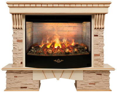 Электрокамин Sorento WT с очагом 3D FireStar 33