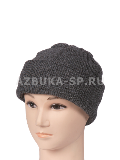 Шапка двойная п/ш, цв. серый