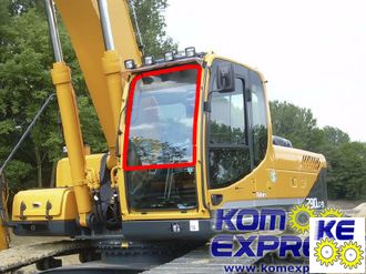 71Q4-02441, 71Q6-02440 Стекло лобовое верхнее Hyundai R180-9, R210-9, R250LC-9, R290LC-9, R300LC-9A,