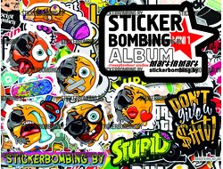 СТИКЕРБУК MINI №1- STICKER BOMBING ALBUM MINI №1