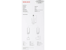 Адаптер Mercusys MW300UH WI-FI адаптер Белый