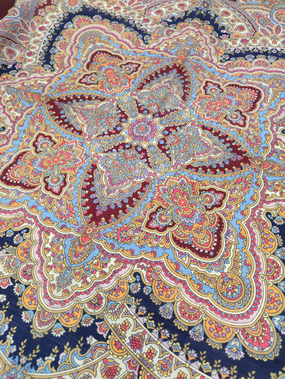 Павловопосадский платок Песенка весеннего дождя 1926-7