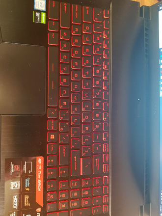 MSI GF75 THIN 9RCX-407XRU ( 17.3 FHD IPS 120HZ I5-9300H GTX1050TI(4GB) 8GB 1TB + 256SSD )