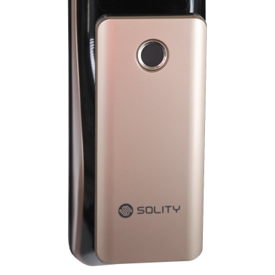Умный дверной замок с ручкой Solity GP-6000BAK Champagne Gold, Face-ID