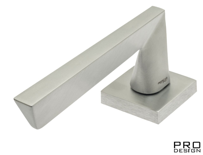 Дверная ручка на квадратном основании Fratelli Cattini "UNICA" 8-CS матовый хром