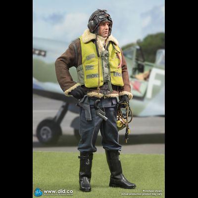 Британский пилот (Том Харди, "Дюнкерк")  - Коллекционная фигурка 1/6 WWII British Pilot Squadron Leader – Tom (K80187) - DID