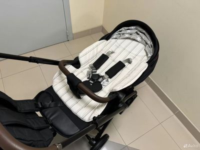 Детская коляска Luxmom A2 (реверсивный блок) Черный