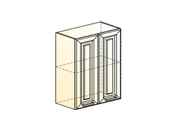 Кухонный Шкаф "АТЛАНТА" "ШКАФ НАВЕСНОЙ L600 Н720 (2 ДВ. ГЛ.)" (ЭМАЛЬ)