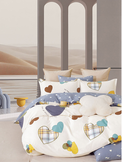 Постельное белье TANGO Twill сатин 1,5-спальное 150x200x1 180x230x1 50x70x2 TPIG4-1918-50