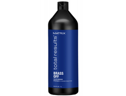 Matrix Total Results Brass Off Шампунь для нейтрализации желтизны "Холодный блонд" 1000 мл (Матрикс Брасс Офф)
