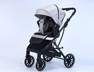 Детская коляска Luxmom 740 Серый в Екатеринбурге