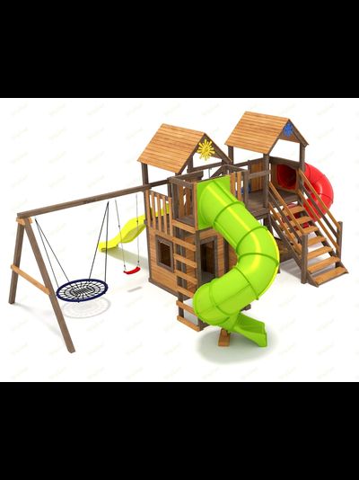 Детская площадка IgraGrad Комбо с трубой 2,1м