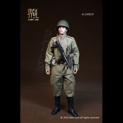 Боец штурмовой инженерно-саперной бригады (ШИСБР) - Коллекционная ФИГУРКА 1/6 scale action figure WWII World War II Soviet Union - assault engineering (AL100029) - Alert Line