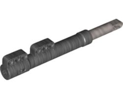 Technic, Shock Absorber 18L with Internal Spring and Flat Silver Shaft, Pearl Dark Gray (69633c01 / 6328490)