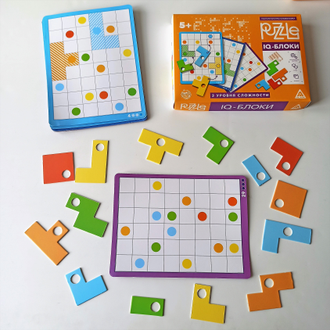 Настольная игра головоломка Puzzle «IQ-блоки 14 элементов»
