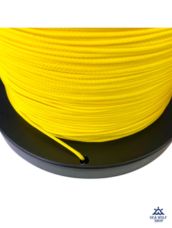 Линь 1.5мм Scorpena высокопрочный UHMW-PE жёлтый, за 1м