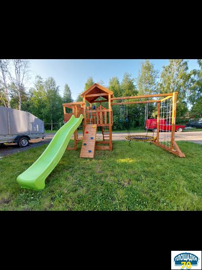 Детская площадка Савушка Мастер 4 Plus (горка 3 метра)