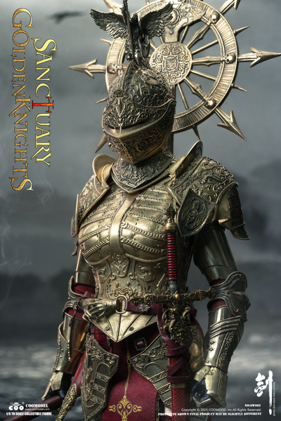 ПРЕДЗАКАЗ - Стражница святилища в золотом - Коллекционная фигурка 1/6 SWORDS OF CHAOS - GOLDEN TEMPLE GUARDIAN (BRASS EDITION) (SW002) - COOMODEL ?ЦЕНА: 43700 РУБ.?