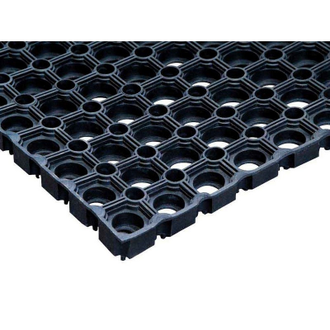 Покрытие резиновое универсальное (1000х1500х17мм,черный)