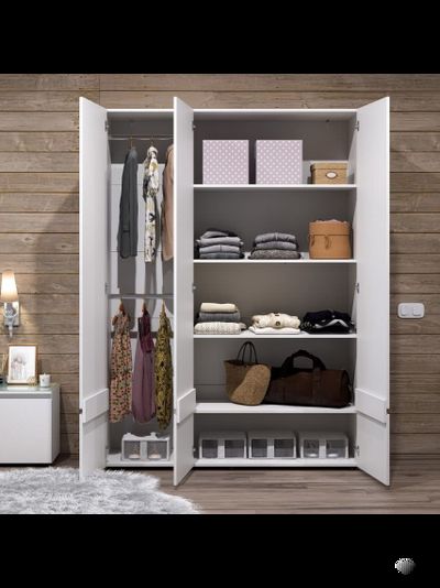 Одри шкаф 3х ств. Белый