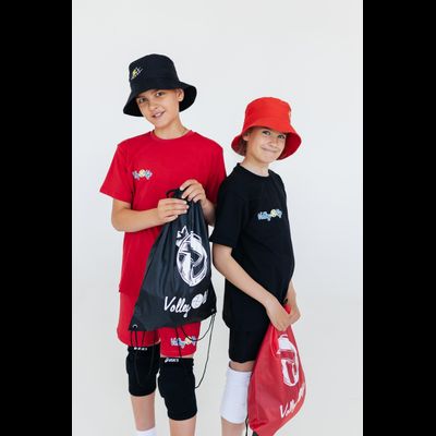 Рюкзак  черный "Мяч рисованный"