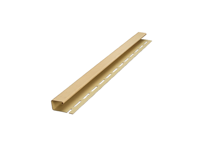 J – профиль для сайдинга кремовый | NORDSITE