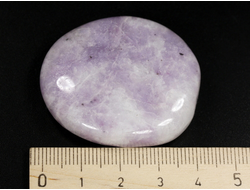 Лепидолит сиреневый, полировка плоская, Бразилия (42*38*9 мм, 31 г) №35728