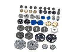 !АНАЛОГ! Assortment of Gears /  Big set,  (GEAR2/2)