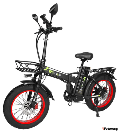 Электровелосипед SYCCYBA H1 (F10) 20AH красный