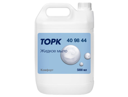 409844 Tork Комфорт жидкое мыло в канистрах 5 литров кремовое