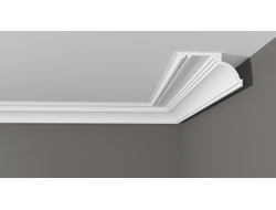 Потолочный плинтус DECOR-DIZAYN DD517, из дюрополимера, под покраску, ударопрочный, 2 метра